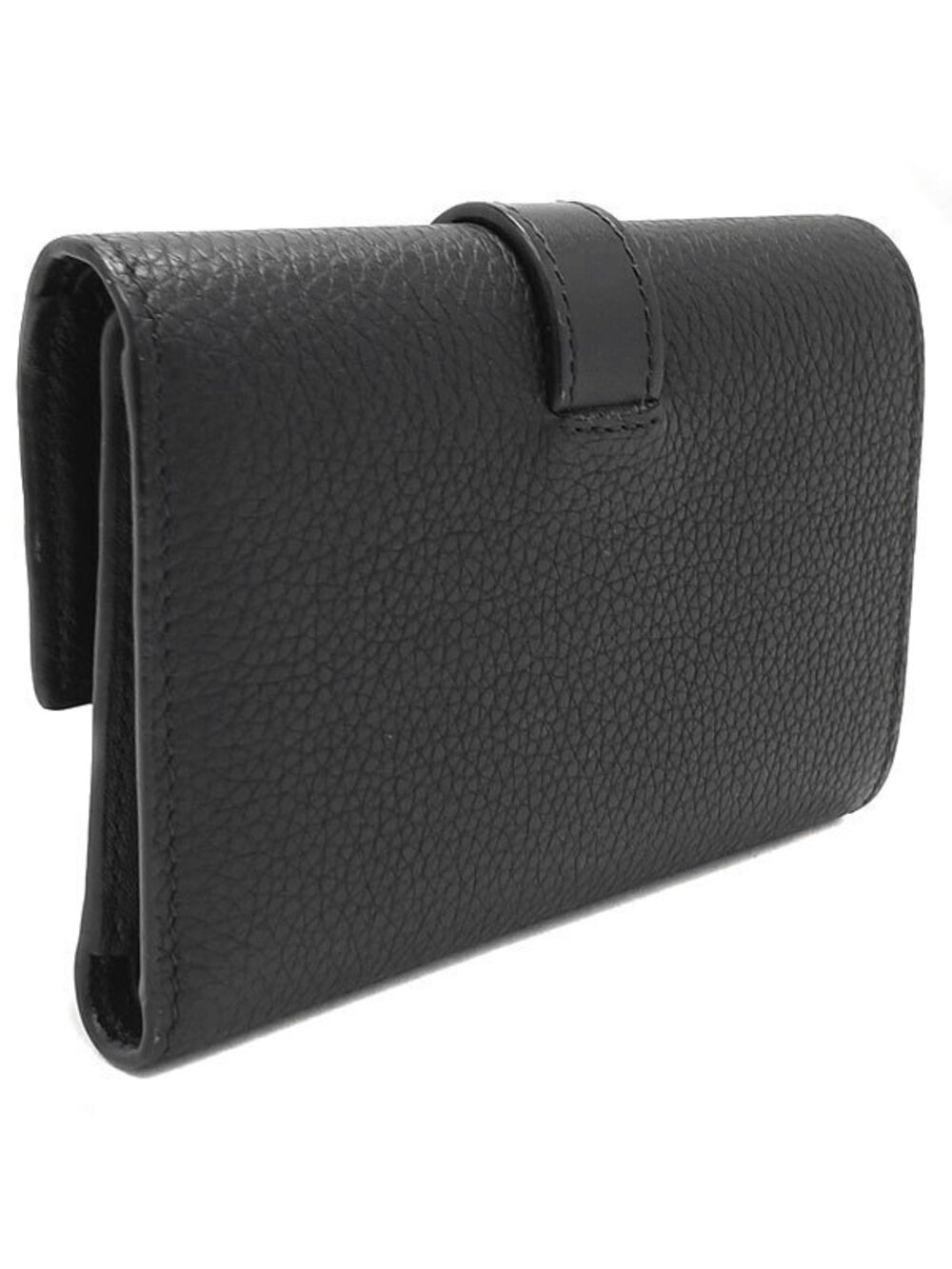 Loewe fold Wallet Tri Short Vertical Black